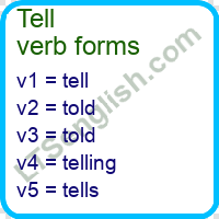 Tell Verb Forms