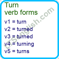Turn Verb Forms