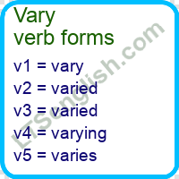Vary Verb Forms