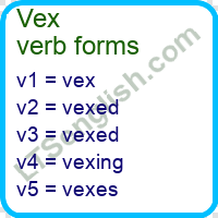 Vex Verb Forms